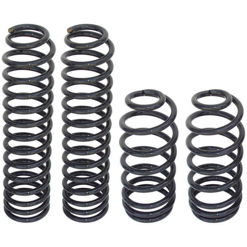 Coil Spring Set 97-06 Wrangler TJ 4 Inch Lift Front/Rear Set of 4 RockJock 4x4