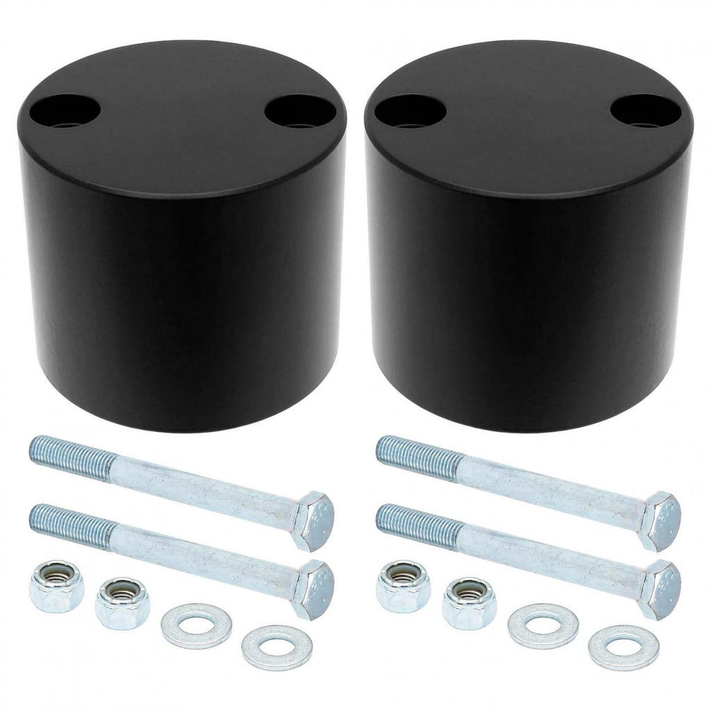 Bump Stop Kit 07-18 Wrangler JK Rear Includes Billet Aluminum Spacers Urethane Bump Stops Hardware RockJock 4x4