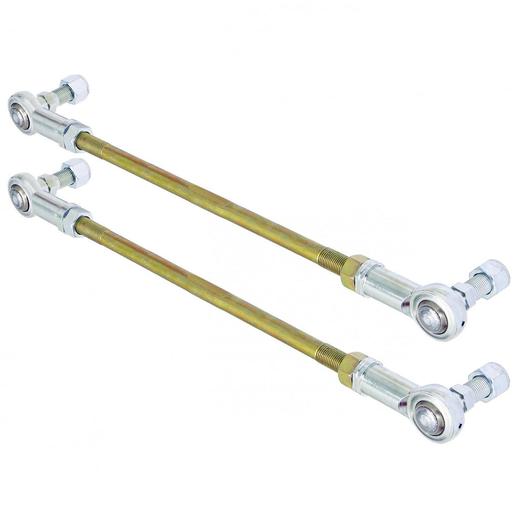 Antirock End Links 14 Inch Rods Includes RH/LH Heim Joints Hardware Pair RockJock 4x4
