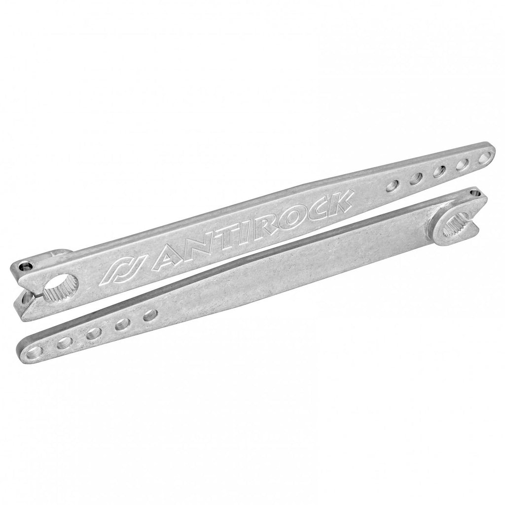 Antirock Aluminum Sway Bar Arms 18 Inch Long Machined for TJ Front Pair RockJock 4x4