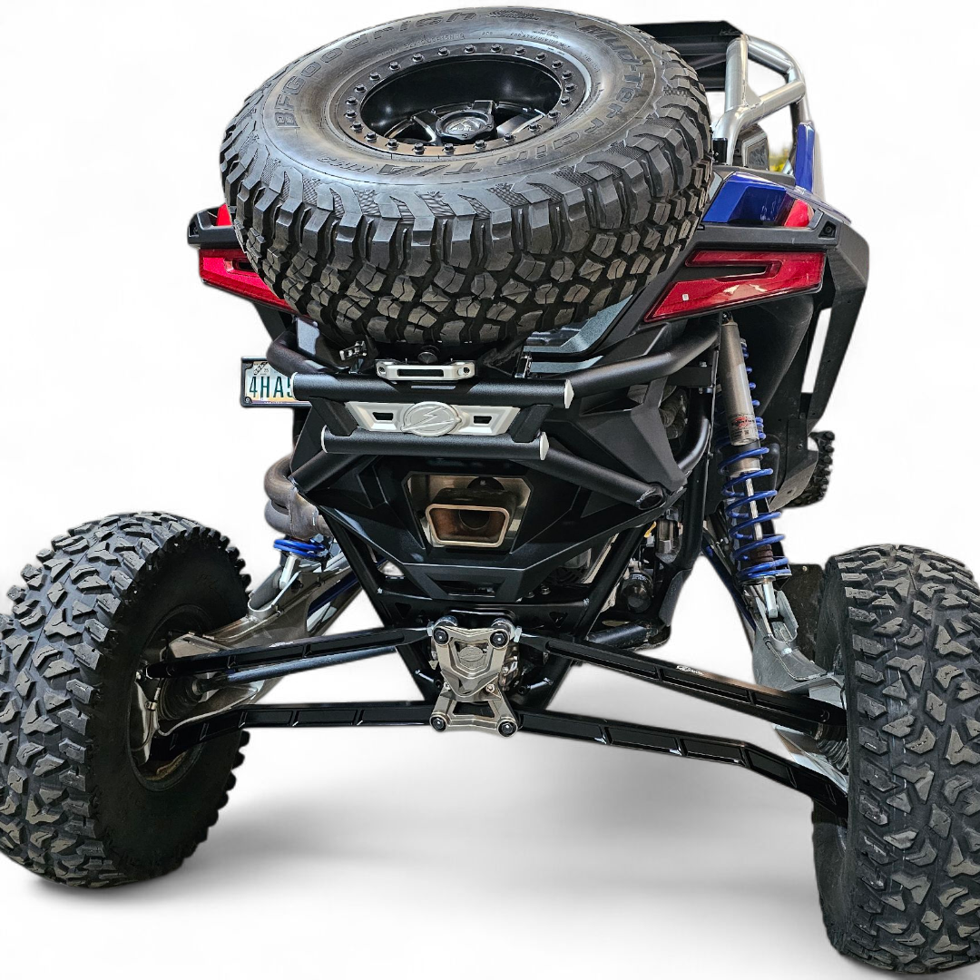 Pro R Tire Rack 2022+ Polaris RZR Pro R Amp Rear Tire Rack Rear Bumper Combo – Dirt ...