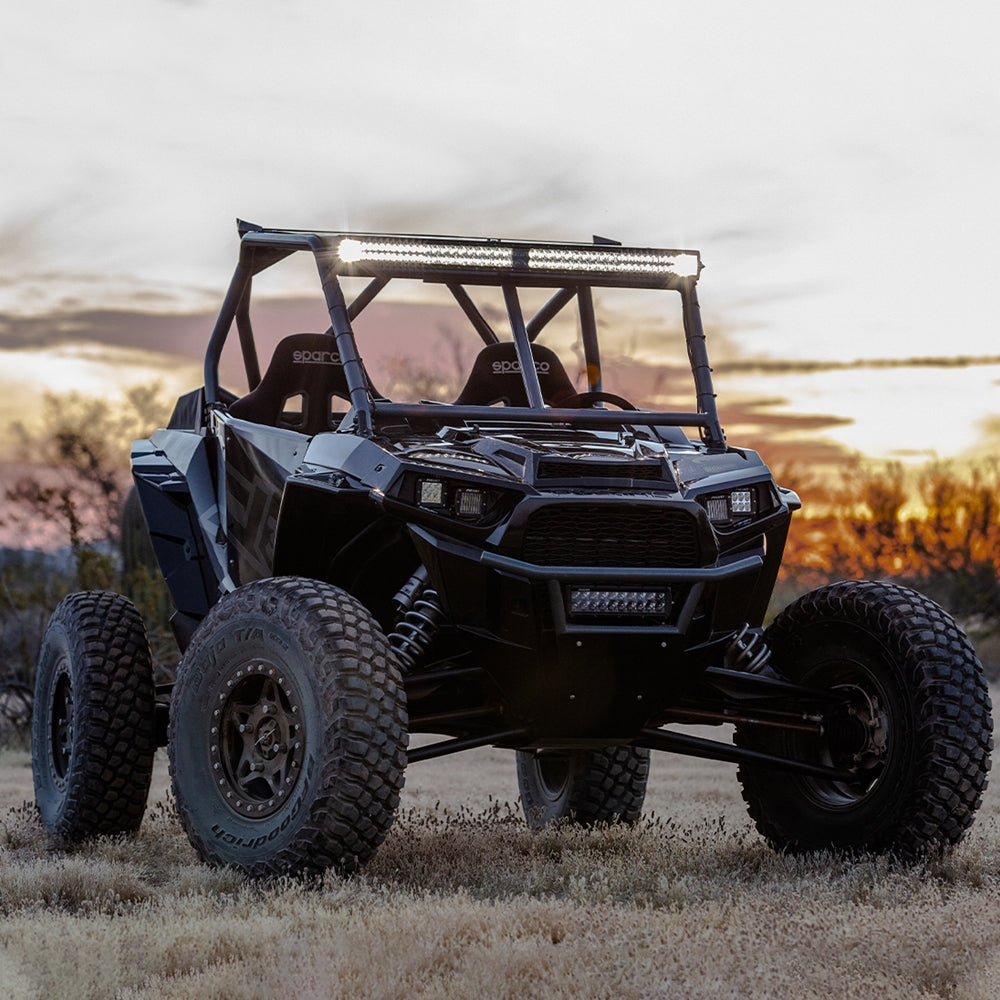 ADAPT-E-SERIES-LED-LIGHTBAR-40-INCH-BLACK-MOUNTED-FRONT-TOP-CAGE-RZR
